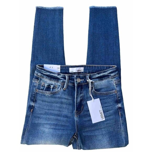 Vervet By Flying Monkey Amber Mid-Rise Skinny Jeans for Women - Size 26 - Picture 2 of 16